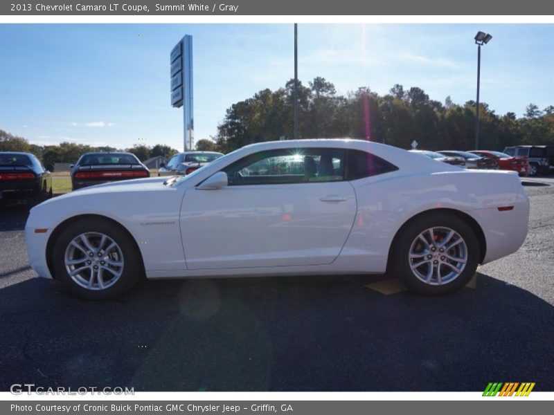 Summit White / Gray 2013 Chevrolet Camaro LT Coupe