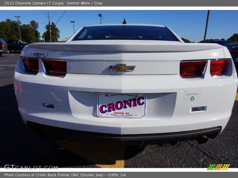 Summit White / Gray 2013 Chevrolet Camaro LT Coupe