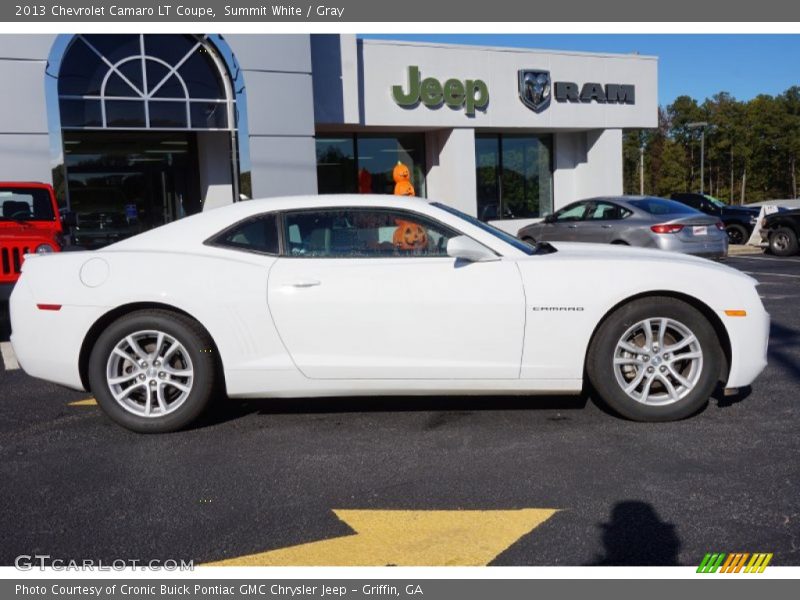 Summit White / Gray 2013 Chevrolet Camaro LT Coupe