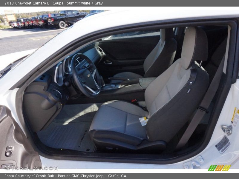 Summit White / Gray 2013 Chevrolet Camaro LT Coupe