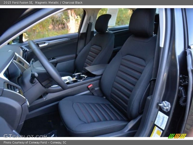 Front Seat of 2015 Fusion SE