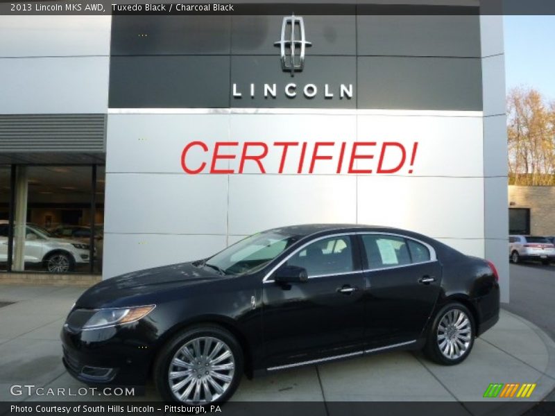 Tuxedo Black / Charcoal Black 2013 Lincoln MKS AWD
