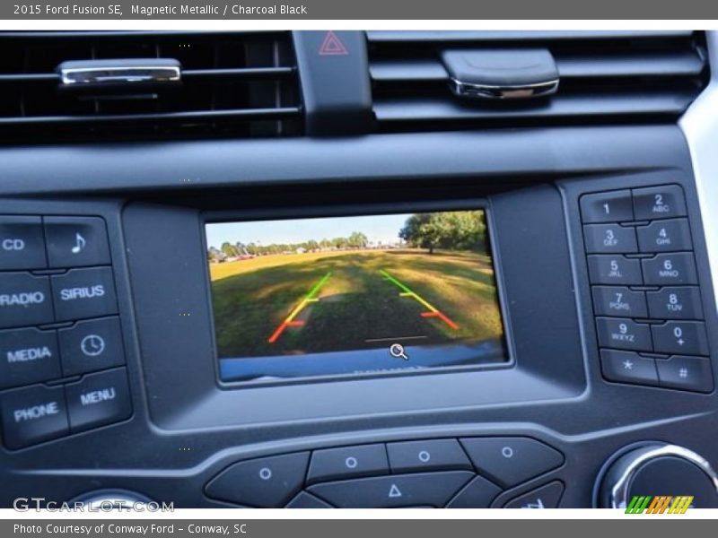 Magnetic Metallic / Charcoal Black 2015 Ford Fusion SE
