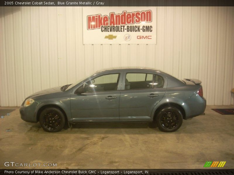 Blue Granite Metallic / Gray 2005 Chevrolet Cobalt Sedan
