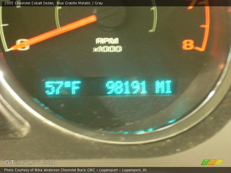 Blue Granite Metallic / Gray 2005 Chevrolet Cobalt Sedan