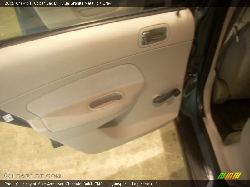 Blue Granite Metallic / Gray 2005 Chevrolet Cobalt Sedan