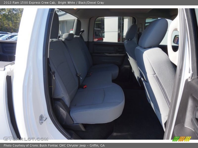 Bright White / Black/Diesel Gray 2013 Ram 1500 Express Crew Cab