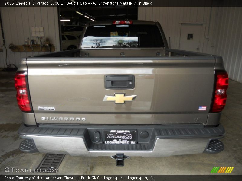 Brownstone Metallic / Jet Black 2015 Chevrolet Silverado 1500 LT Double Cab 4x4