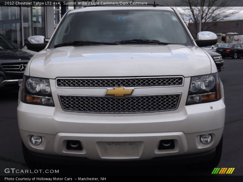 Summit White / Light Cashmere/Dark Cashmere 2012 Chevrolet Tahoe LTZ 4x4