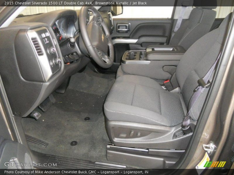 Brownstone Metallic / Jet Black 2015 Chevrolet Silverado 1500 LT Double Cab 4x4