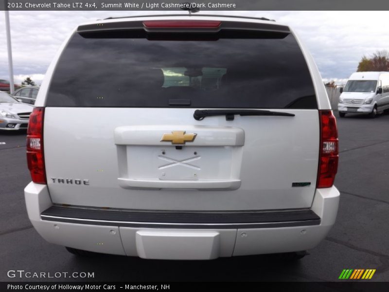 Summit White / Light Cashmere/Dark Cashmere 2012 Chevrolet Tahoe LTZ 4x4