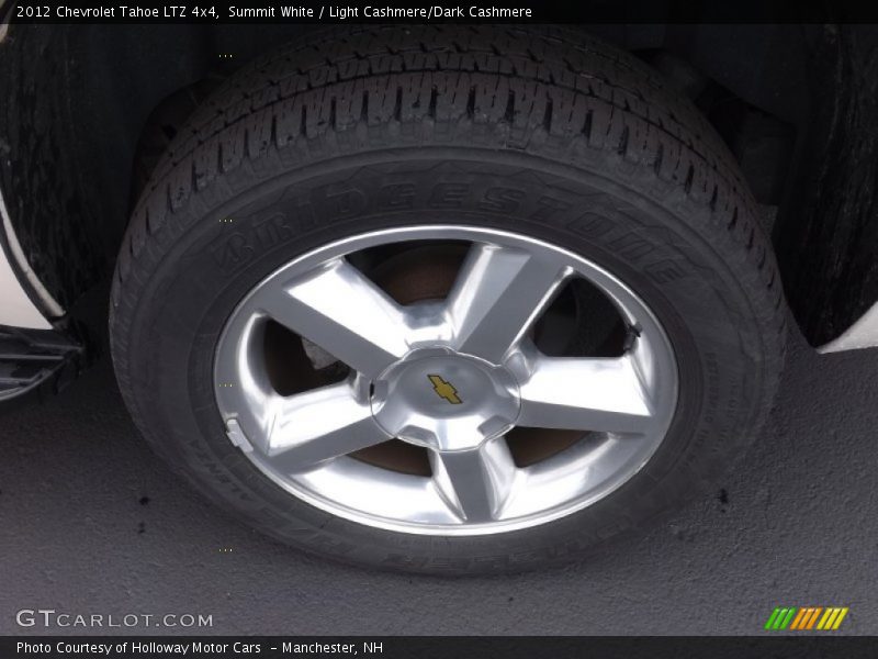 Summit White / Light Cashmere/Dark Cashmere 2012 Chevrolet Tahoe LTZ 4x4