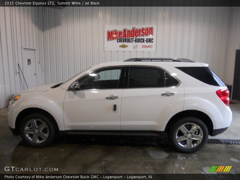 Summit White / Jet Black 2015 Chevrolet Equinox LTZ
