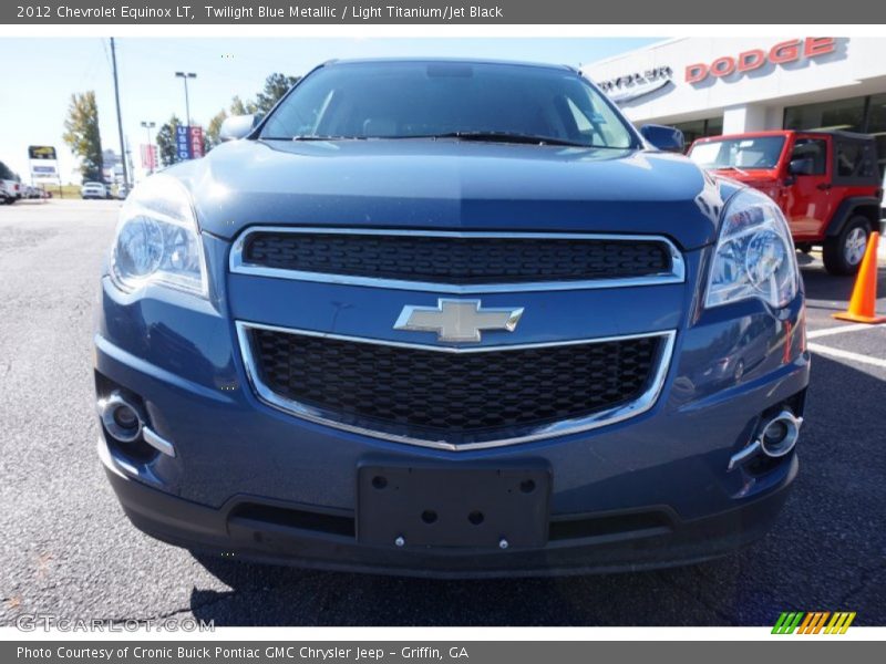 Twilight Blue Metallic / Light Titanium/Jet Black 2012 Chevrolet Equinox LT