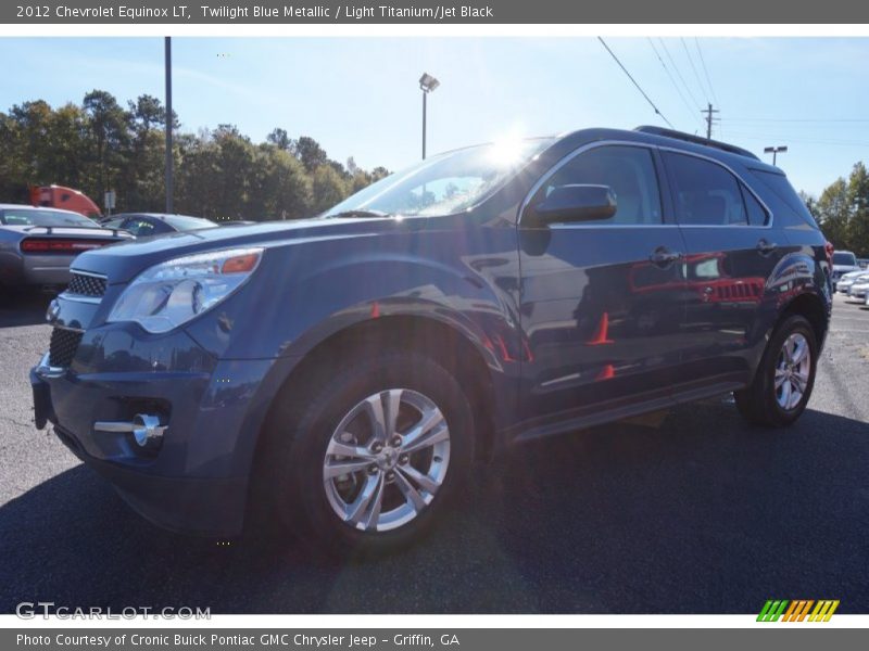 Twilight Blue Metallic / Light Titanium/Jet Black 2012 Chevrolet Equinox LT