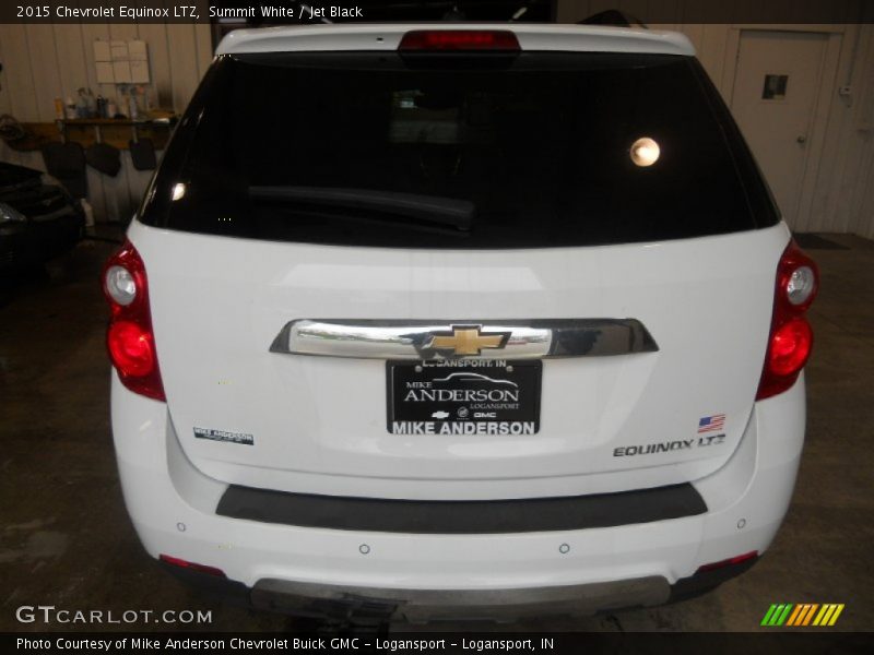 Summit White / Jet Black 2015 Chevrolet Equinox LTZ