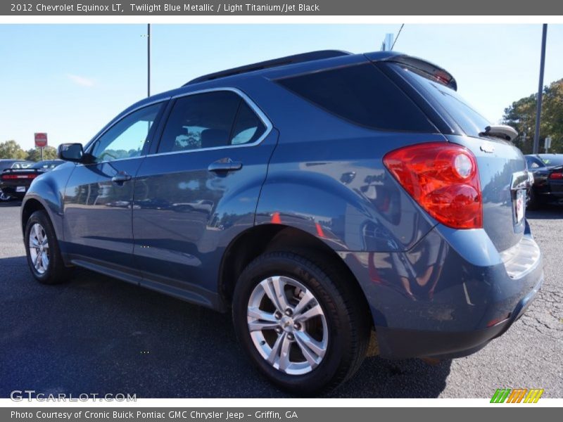 Twilight Blue Metallic / Light Titanium/Jet Black 2012 Chevrolet Equinox LT