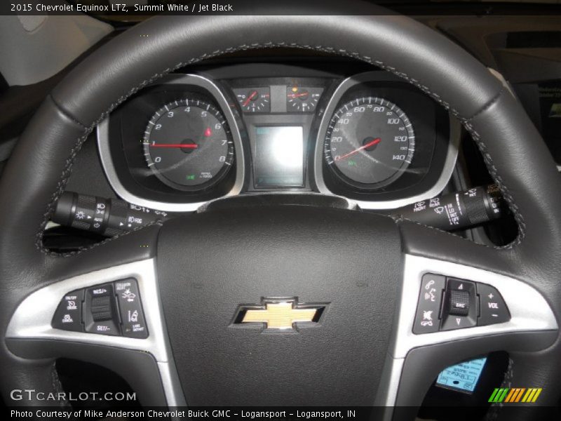 Summit White / Jet Black 2015 Chevrolet Equinox LTZ