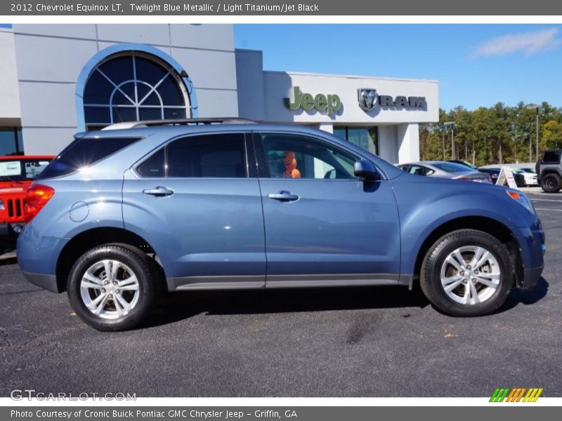 Twilight Blue Metallic / Light Titanium/Jet Black 2012 Chevrolet Equinox LT