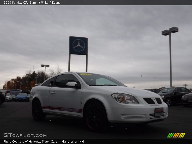 Summit White / Ebony 2009 Pontiac G5