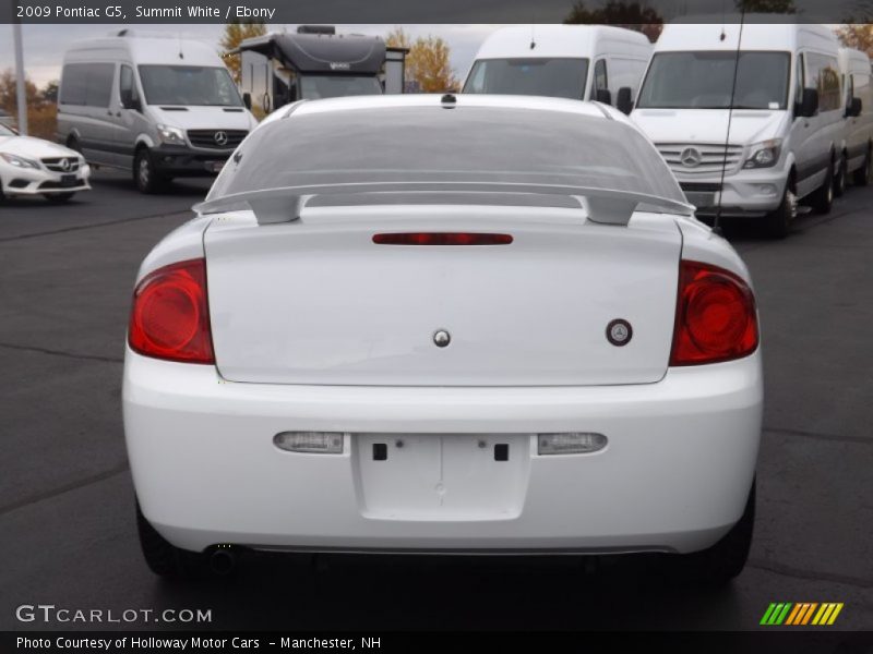 Summit White / Ebony 2009 Pontiac G5