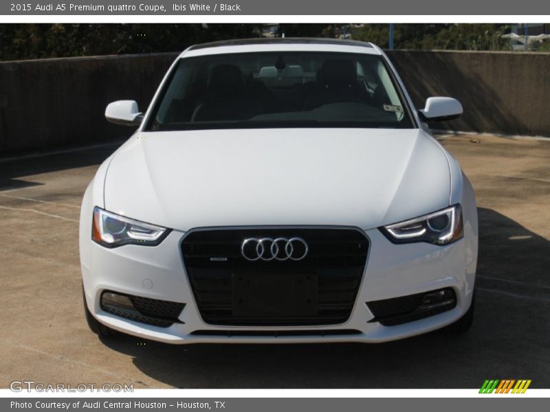 Ibis White / Black 2015 Audi A5 Premium quattro Coupe