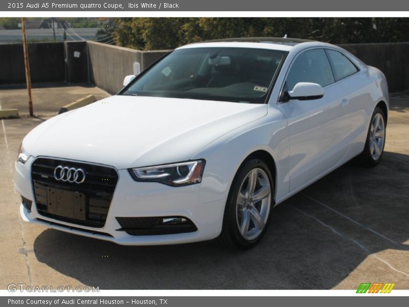 Ibis White / Black 2015 Audi A5 Premium quattro Coupe