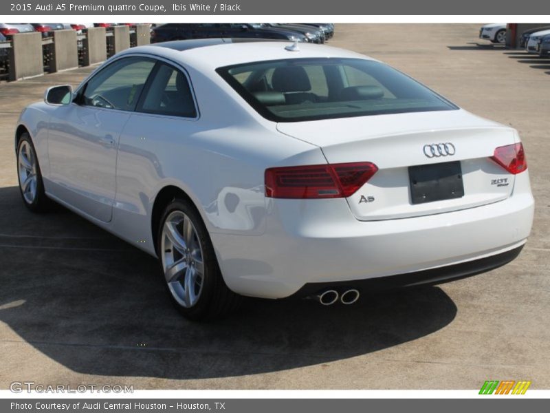 Ibis White / Black 2015 Audi A5 Premium quattro Coupe