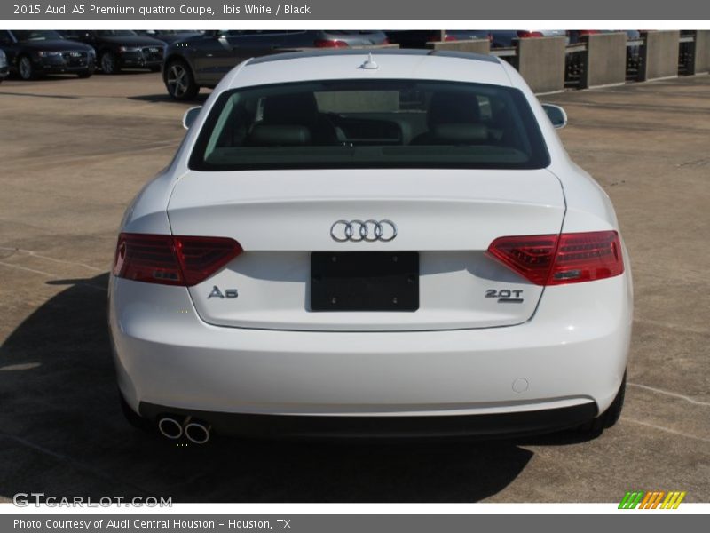 Ibis White / Black 2015 Audi A5 Premium quattro Coupe