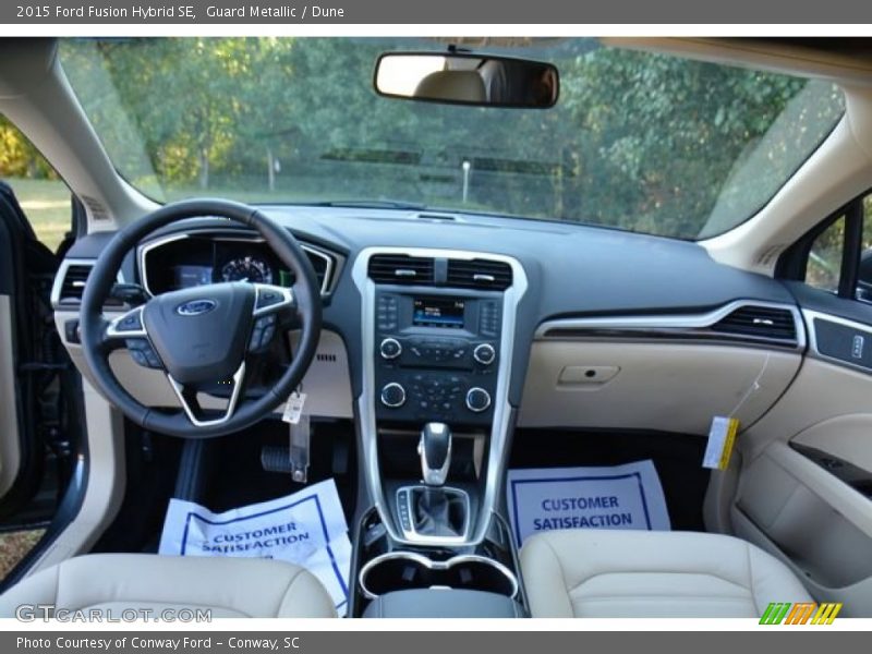 Guard Metallic / Dune 2015 Ford Fusion Hybrid SE
