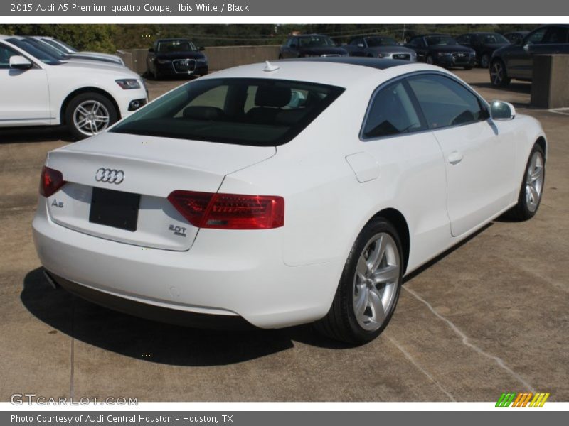 Ibis White / Black 2015 Audi A5 Premium quattro Coupe