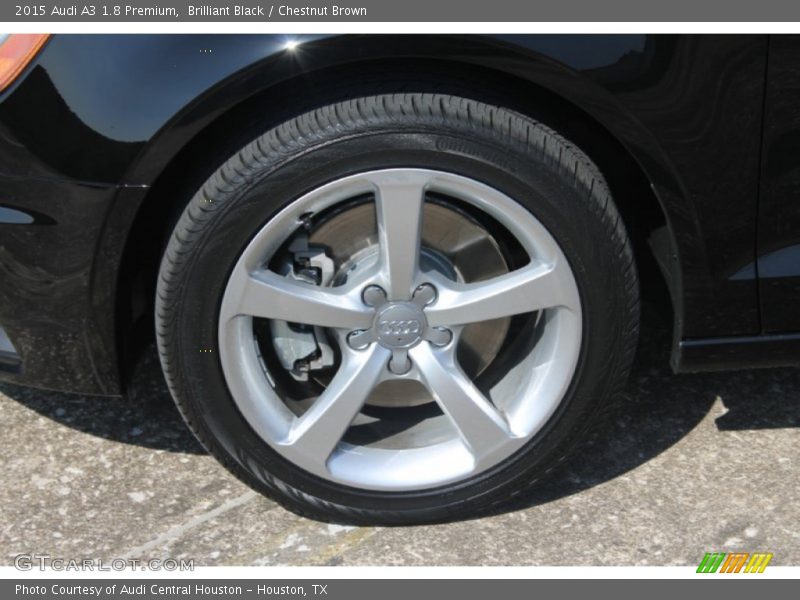 Brilliant Black / Chestnut Brown 2015 Audi A3 1.8 Premium