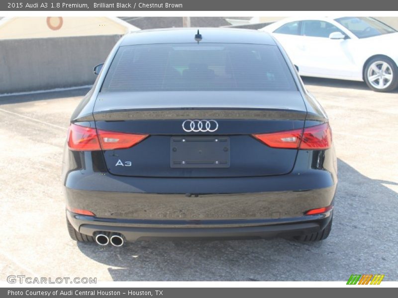 Brilliant Black / Chestnut Brown 2015 Audi A3 1.8 Premium
