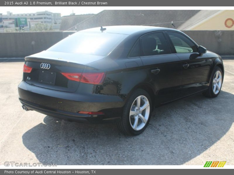 Brilliant Black / Chestnut Brown 2015 Audi A3 1.8 Premium