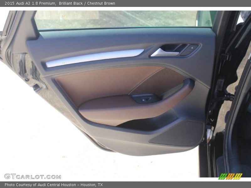 Brilliant Black / Chestnut Brown 2015 Audi A3 1.8 Premium