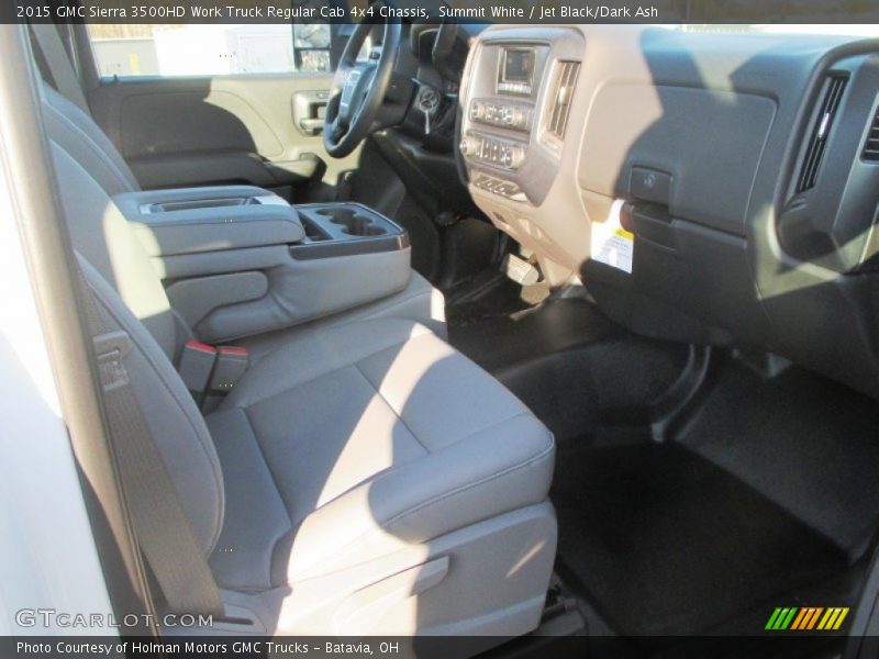 Summit White / Jet Black/Dark Ash 2015 GMC Sierra 3500HD Work Truck Regular Cab 4x4 Chassis