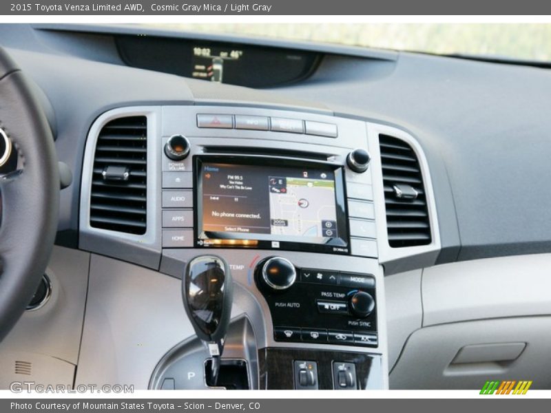 Cosmic Gray Mica / Light Gray 2015 Toyota Venza Limited AWD