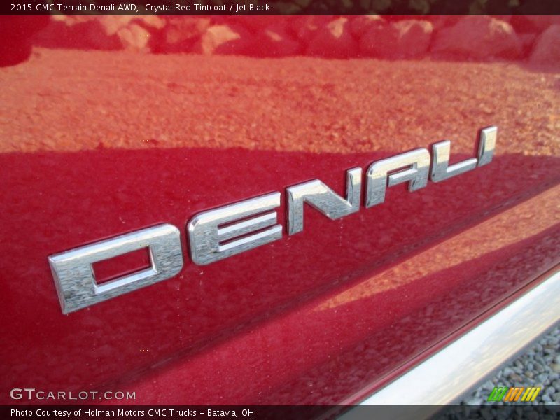 Crystal Red Tintcoat / Jet Black 2015 GMC Terrain Denali AWD