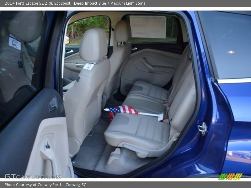 Deep Impact Blue / Medium Light Stone 2014 Ford Escape SE 2.0L EcoBoost