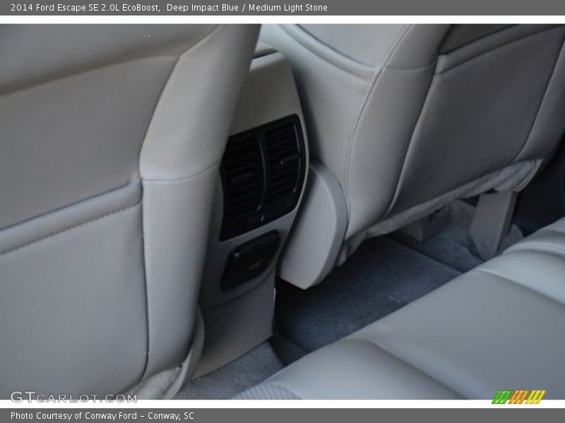 Deep Impact Blue / Medium Light Stone 2014 Ford Escape SE 2.0L EcoBoost