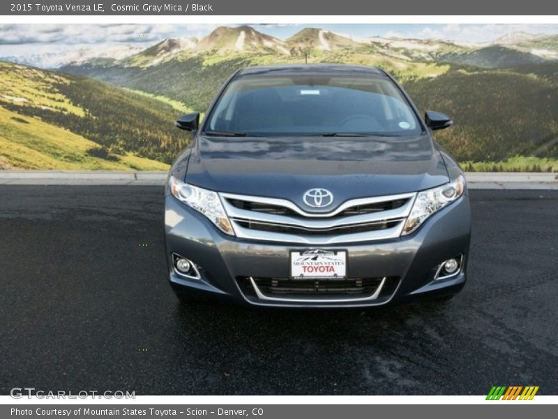 Cosmic Gray Mica / Black 2015 Toyota Venza LE