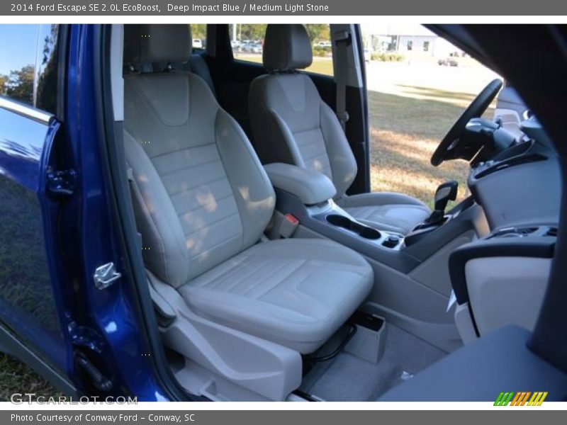 Deep Impact Blue / Medium Light Stone 2014 Ford Escape SE 2.0L EcoBoost