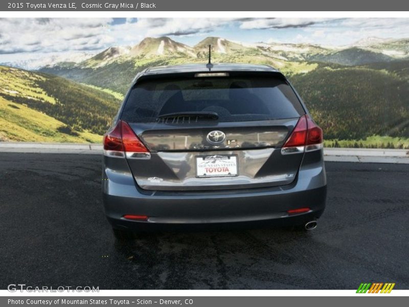 Cosmic Gray Mica / Black 2015 Toyota Venza LE