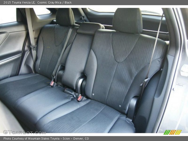 Rear Seat of 2015 Venza LE