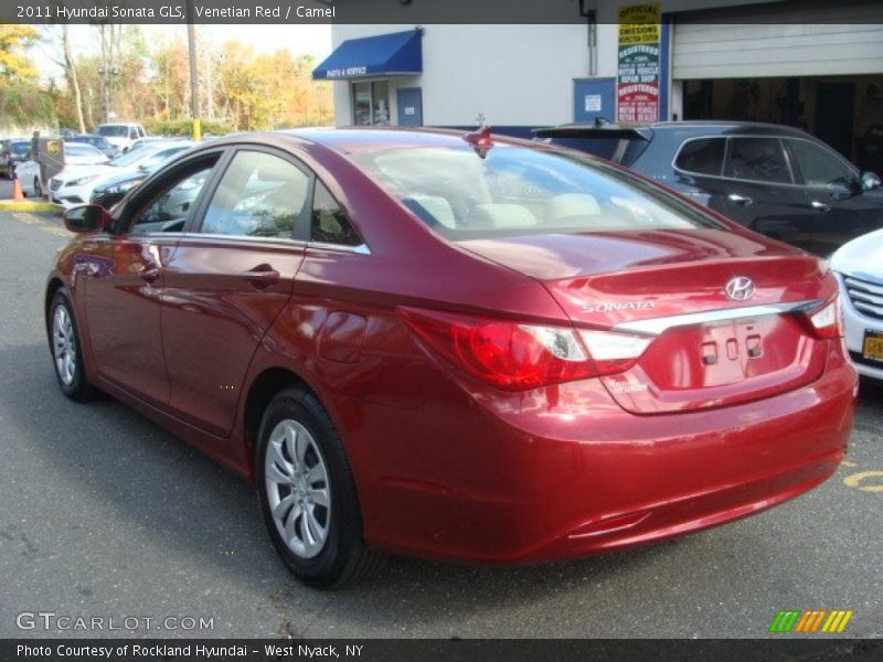 Venetian Red / Camel 2011 Hyundai Sonata GLS