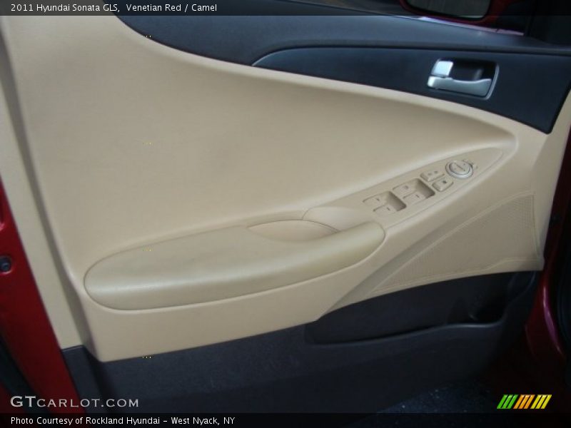 Venetian Red / Camel 2011 Hyundai Sonata GLS