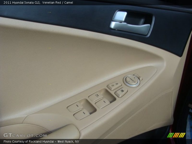 Venetian Red / Camel 2011 Hyundai Sonata GLS