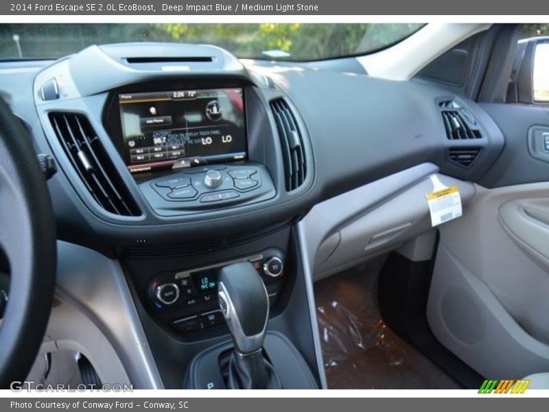 Deep Impact Blue / Medium Light Stone 2014 Ford Escape SE 2.0L EcoBoost