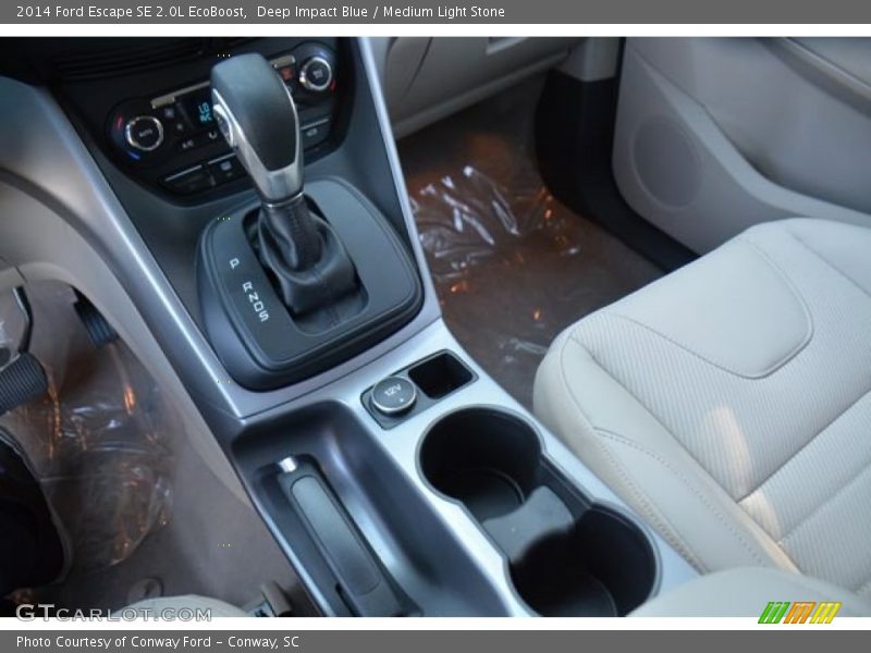 Deep Impact Blue / Medium Light Stone 2014 Ford Escape SE 2.0L EcoBoost