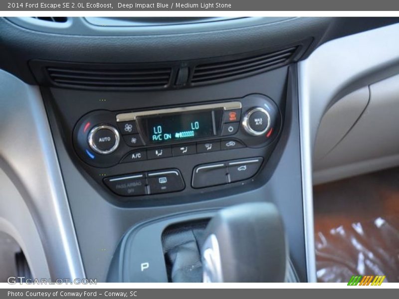 Deep Impact Blue / Medium Light Stone 2014 Ford Escape SE 2.0L EcoBoost